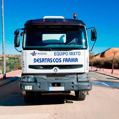 Limpiezas y Desatascos de Alcantarillados Frama camiones